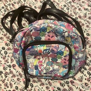 Loungefly Multicolor Cartoon Print Backpack